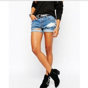 One Teaspoon Chargers denim shorts